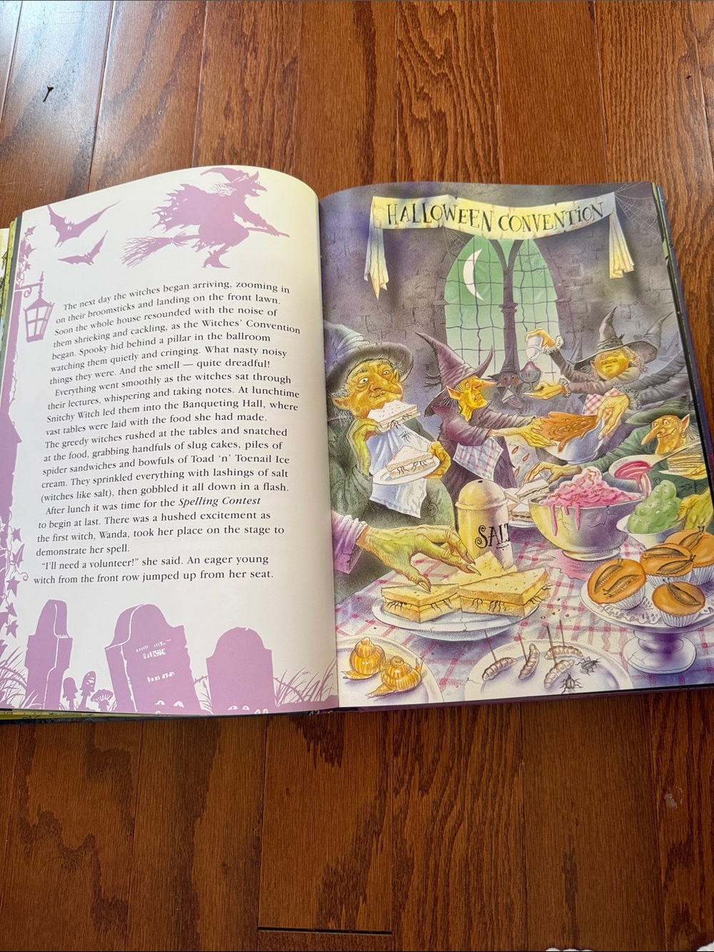 Vintage 1999 Classic Spooky Stories Large Hardcover Halloween Book - Picture 7 of 7